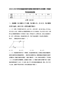 2024-2025学年河南省洛阳市涧西区洛阳市数学九年级第一学期开学达标测试试题【含答案】