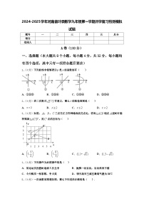 2024-2025学年河南省叶县数学九年级第一学期开学复习检测模拟试题【含答案】