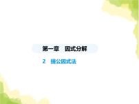 初中数学鲁教版（五四学制）（2024）八年级上册2 提公因式法教案配套课件ppt