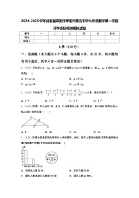 2024-2025学年湖北省襄阳市枣阳市第五中学九年级数学第一学期开学达标检测模拟试题【含答案】