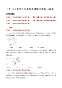 初中数学苏科版（2024）八年级上册1.2 全等三角形课后练习题