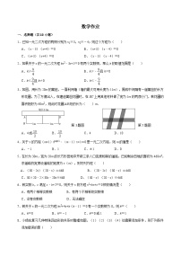 河南省郑州市郑东新区外国语学校2024-2025学年九年级上学期9月作业数学试题