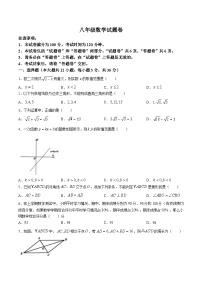 安徽省芜湖市部分学校联考2023-2024学年八年级下学期期末考试数学试卷(含答案)