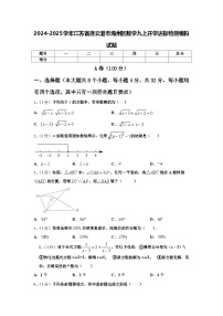 2024-2025学年江苏省连云港市海州区数学九上开学达标检测模拟试题【含答案】