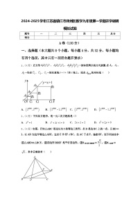 2024-2025学年江苏省镇江市润州区数学九年级第一学期开学调研模拟试题【含答案】