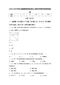 2024-2025学年江西省赣州市信丰县九上数学开学教学质量检测试题【含答案】