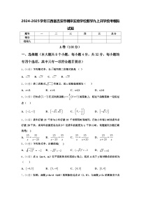 2024-2025学年江西省吉安市朝宗实验学校数学九上开学统考模拟试题【含答案】