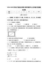 2024-2025学年辽宁省丹东市第十四中学数学九上开学复习检测模拟试题【含答案】