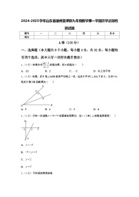 2024-2025学年山东省德州夏津县九年级数学第一学期开学达标检测试题【含答案】