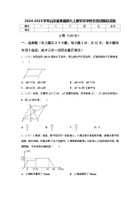 2024-2025学年山东省莒南县九上数学开学综合测试模拟试题【含答案】