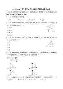 【专项练习】全套专题数学2023-2024：长沙市望城区八年级下学期期末数学试卷含解析