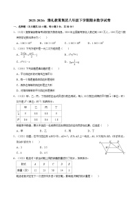 【专项练习】全套专题数学2023-2024：雅礼教育集团八年级下学期期末数学试卷含解析