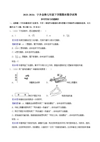 【精品同步练习】全套专题数学2023-2024：宁乡金海七年级下学期期末数学试卷含解析