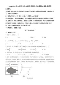 广东深圳2024-2025学年九年级上学期期中数学模拟试题（原卷版+解析版）