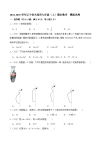 _辽宁省大连市2024-2025学年七年级上学期期末数学  模拟试卷