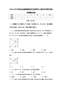 2024-2025学年山东省淄博周村区五校联考九上数学开学教学质量检测模拟试题【含答案】