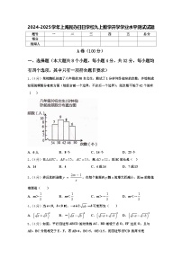 2024-2025学年上海民办日日学校九上数学开学学业水平测试试题【含答案】