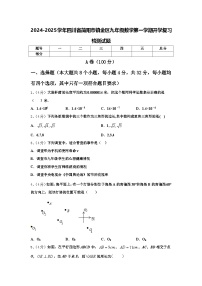 2024-2025学年四川省简阳市镇金区九年级数学第一学期开学复习检测试题【含答案】