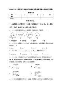 2024-2025学年浙江省杭州市富阳区九年级数学第一学期开学达标检测试题【含答案】