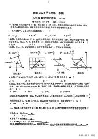 2023-2024学年江苏省泰州九年级（上）月考数学试卷（12月份）