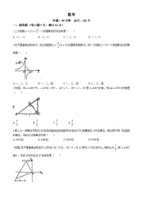 湖南省岳阳市第九中学2023-2024学年九年级下学期期末数学试题