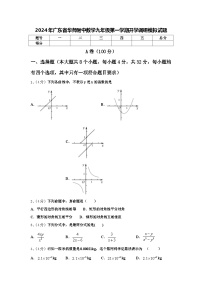 2024年广东省华师附中数学九年级第一学期开学调研模拟试题【含答案】