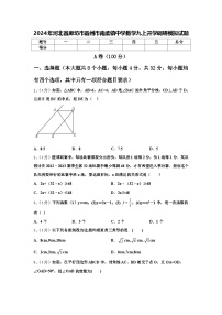 2024年河北省廊坊市霸州市南孟镇中学数学九上开学调研模拟试题【含答案】