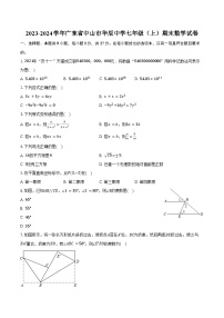 2023-2024学年广东省中山市华辰中学七年级（上）期末数学试卷（含答案）