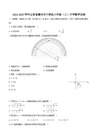 2024-2025学年山东省德州市宁津县八年级（上）开学数学试卷（含解析）