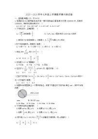 河南省漯河市第三初级中学2023-2024学年七年级上学期期中考试数学试题