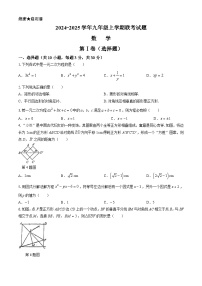 河南省郑州市惠济区第一初级中学 2024-2025学年九年级上学期月考数学试题(无答案)