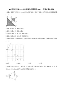 初中数学北师大版（2024）九年级上册8 图形的位似测试题