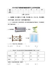 2024年辽宁省抚顺市顺城区数学九上开学考试试题【含答案】