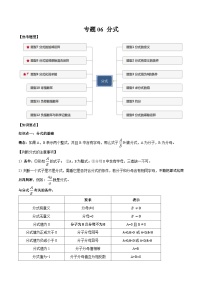 中考数学一轮复习满分突破(全国通用)【题型方法解密】专题06分式专题特训(原卷版+解析)