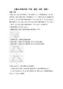 中考数学复习重难题型真题再现(全国通用)专题05网格作图(平移、旋转、对称)特训(原卷版+解析)