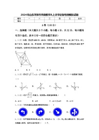 2024年山东菏泽市曹县数学九上开学达标检测模拟试题【含答案】