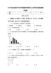 2024年山东省济宁市济宁院附属中学数学九上开学学业质量监测模拟试题【含答案】