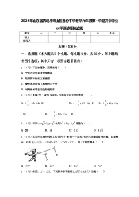 2024年山东省青岛市崂山区部分中学数学九年级第一学期开学学业水平测试模拟试题【含答案】