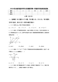 2024年汕尾市重点中学九年级数学第一学期开学质量检测试题【含答案】