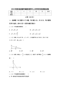 2024年四川省成都市高新区数学九上开学综合测试模拟试题【含答案】