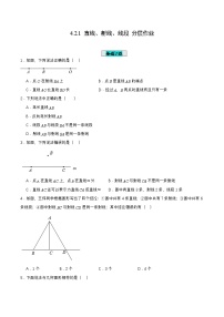 初中人教版（2024）4.2 直线、射线、线段课后练习题