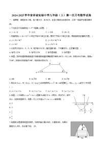 2024-2025学年吉林省实验中学九年级（上）第一次月考数学试卷（含解析）