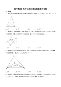 人教版八年级数学上册重难考点微专题02角平分线的相关模型通关专练特训(原卷版+解析)