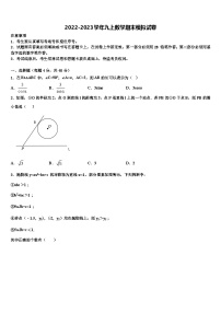 四川省宜宾市2022-2023学年九年级上学期期末学业质量监测数学试题