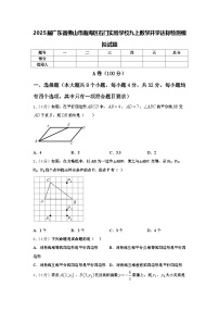 2025届广东省佛山市南海区石门实验学校九上数学开学达标检测模拟试题【含答案】