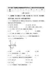 2025届广东省佛山市南海区新芳华学校九上数学开学综合测试试题【含答案】