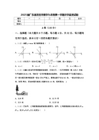 2025届广东省茂名市数学九年级第一学期开学监测试题【含答案】