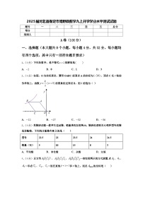 2025届河北省保定市博野县数学九上开学学业水平测试试题【含答案】