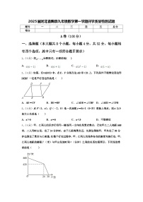 2025届河北省魏县九年级数学第一学期开学质量检测试题【含答案】