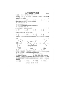 山东省菏泽市菏泽经济技术开发区2024-2025学年八年级上学期10月月考数学试题